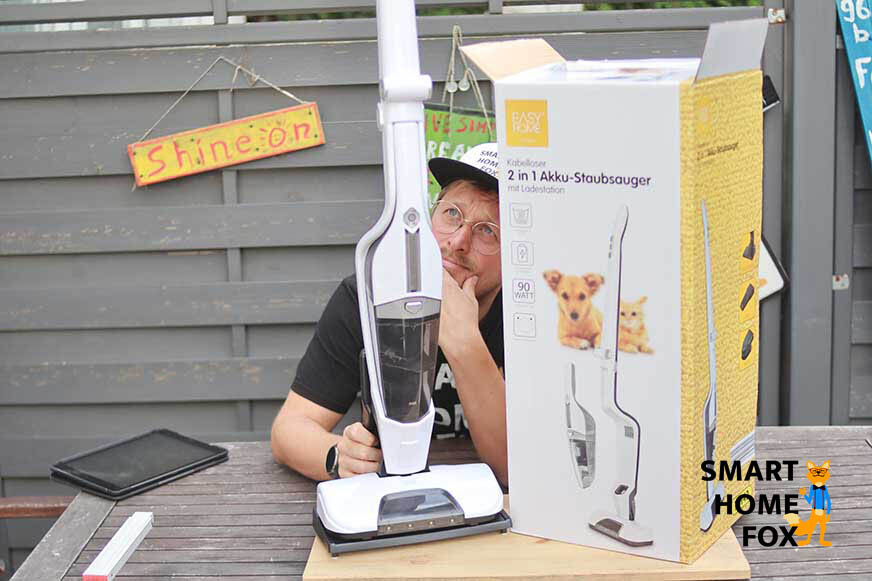 Easy Home 2-in-1 Akku-Staubsauger